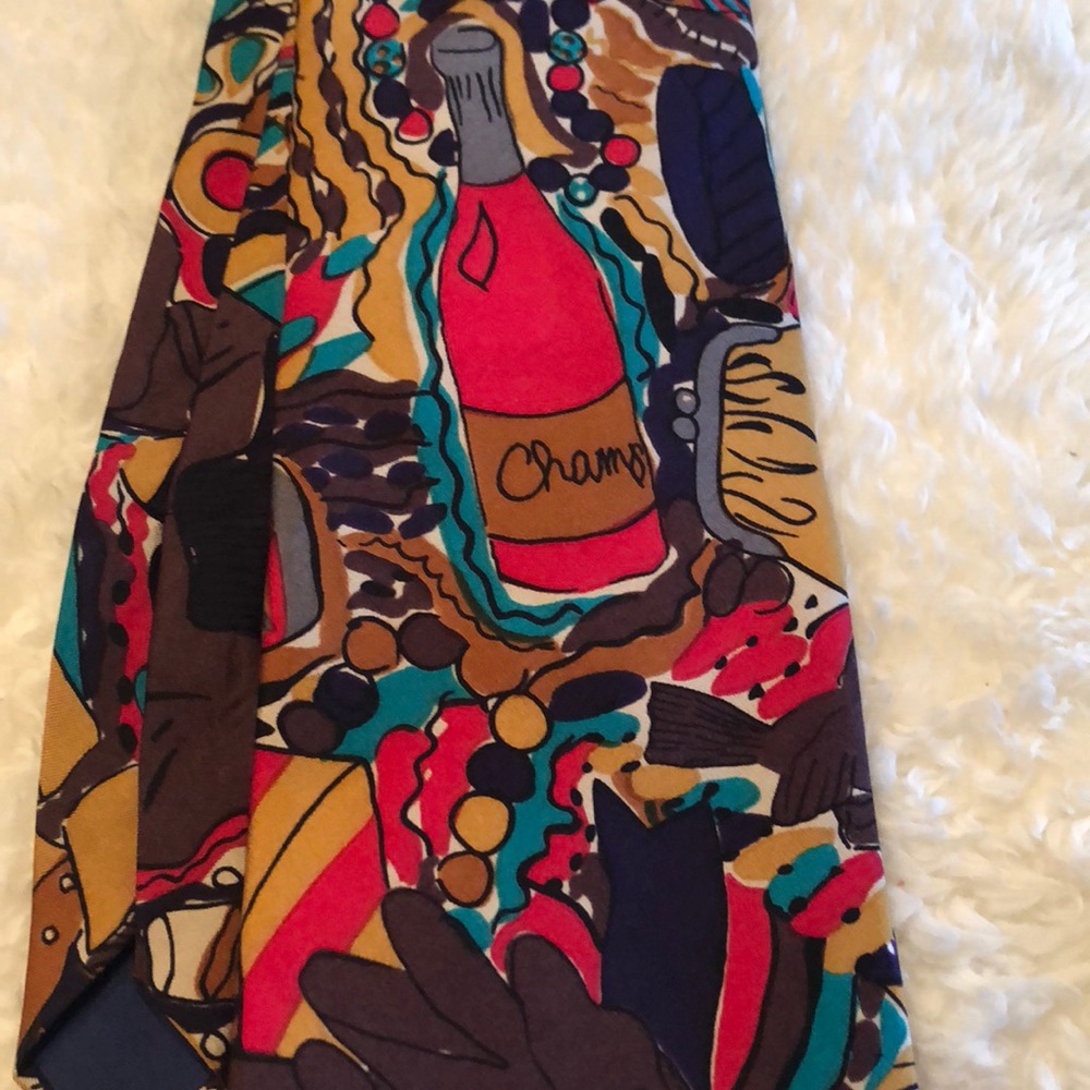 Perry Ellis Vintage Champagne Tie